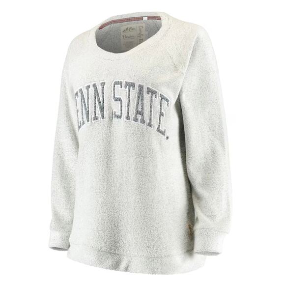 Women's Size S Pressbox Gray Penn State Nittany Lions Helena Comfy Sweatshirt - Picture 6 of 8